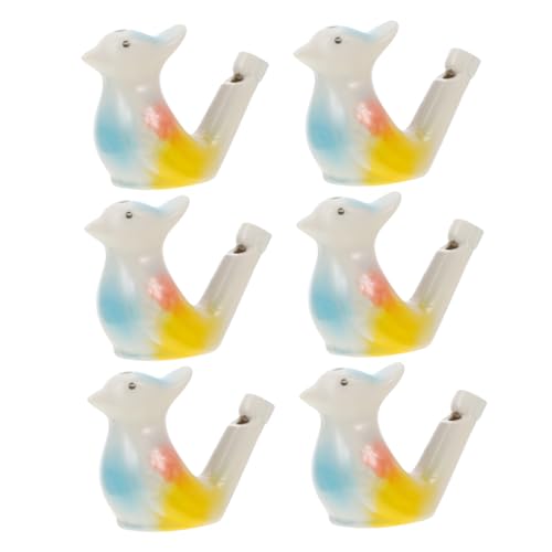 DIKACA 6 Stück Pfeife für Wasservögel aus Keramik bastelset lustige aus Keramik pfeifen Vogel Pfeifenspielzeug für Kleinkinder DIKACA 6 Stück Pfeife für Wasservögel aus Keramik bastelset lustige aus Keramik pfeifen Vogel Pfeifenspielzeug für Kleinkinder von DIKACA