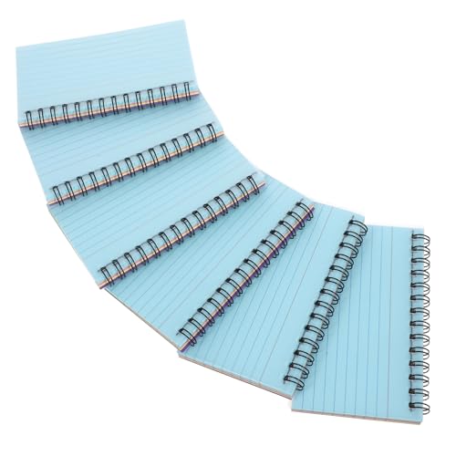 DIKACA 6 Stück Pocket Spiral Notizblöcke für Notizen Zeichnungen und Ideen Lose Leaf Notizbuch für Lehrer von DIKACA