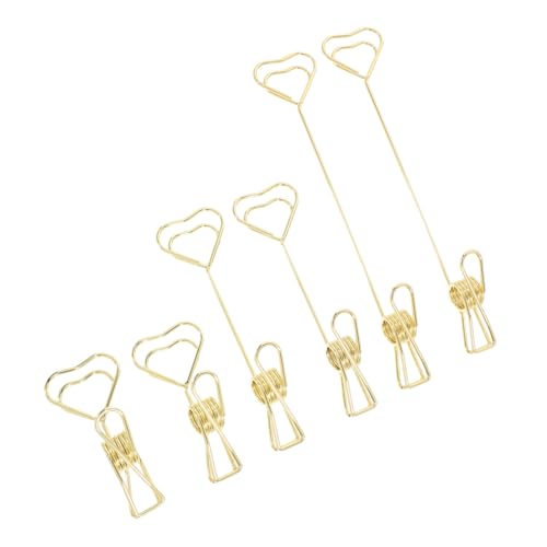 DIKACA 6 Stück Teiliges Herzförmiges Memo Halter Metall Kartenhalter Robust und Elegant für Schreibtisch Büro Zuhause Party Dekor DIKACA 6 Stück Teiliges Herzförmiges Memo Halter Metall Kartenhalter Robust und Elegant für Schreibtisch Büro Zuhause Party Dekor von DIKACA