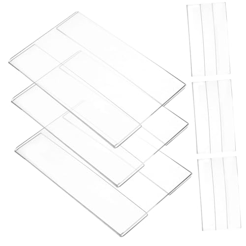 DIKACA 6 Stück Teiliges Preisschildhalter Stabilem Material Multifunktionale Preisschilderständer für Supermärkte Installieren Wiederverwendbar für Shops Ausstellungen und Büros DIKACA 6 Stück Teiliges Preisschildhalter Stabilem Material Multifunktionale Preisschilderständer für Supermärkte Installieren Wiederverwendbar für Shops Ausstellungen und Büros von DIKACA