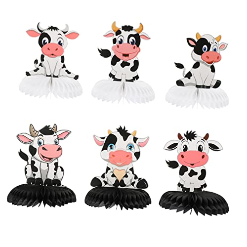 DIKACA 6 Stück Waben-Kuh-Ornament Kuhdekoration Sonnenblumenpartydekorationen Bienenwabe kinderparty mitgebsel Home Decor milchkännchen Wabendekore Desktop-Mittelstücke Papier DIKACA 6 Stück Waben-Kuh-Ornament Kuhdekoration Sonnenblumenpartydekorationen Bienenwabe kinderparty mitgebsel Home Decor milchkännchen Wabendekore Desktop-Mittelstücke Papier von DIKACA