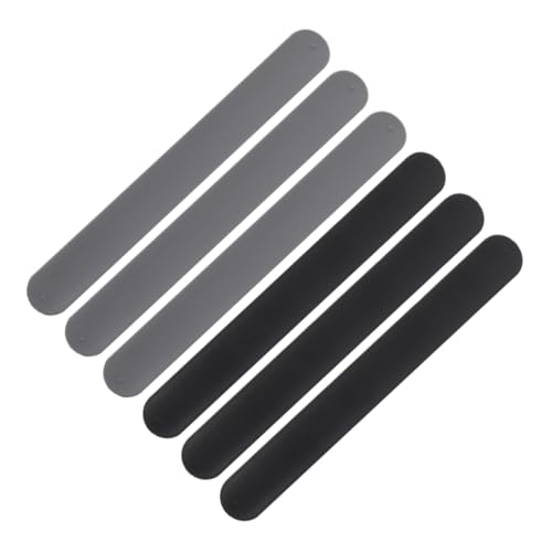 DIKACA 6 Stück Wickelpapier -speicherwerkzeug Wickelpapierhalterclips Silikonhülle Packpapier-werkzeuge Geschenkpapier Liefert Verpackungsvorräte Geschenkpapierhalter Legierung von DIKACA