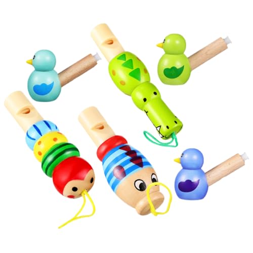DIKACA 6 Stück pfeifen holzspielzeug Party für Pfeife Pfeifen für kinderspielzeug lustige Gastgeschenke Musikalisches hölzern DIKACA 6 Stück pfeifen holzspielzeug Party für Pfeife Pfeifen für kinderspielzeug lustige Gastgeschenke Musikalisches hölzern von DIKACA