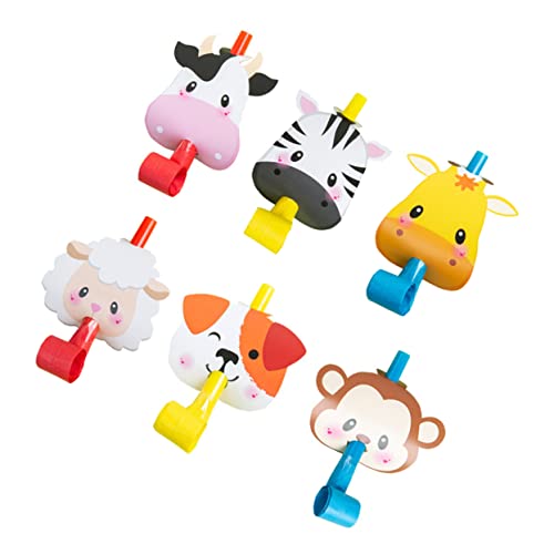 DIKACA 6 Stück tierischer blasen für kinderspielzeug party supplies Partygebläse für Partybevorzugung für Krachmacher Blowouts pfeifen pfeifen Plastikpapier DIKACA 6 Stück tierischer blasen für kinderspielzeug party supplies Partygebläse für Partybevorzugung für Krachmacher Blowouts pfeifen pfeifen Plastikpapier von DIKACA