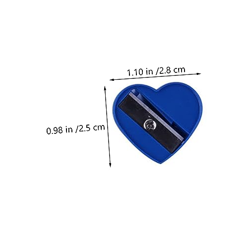 DIKACA 60 Stück Herzförmiger Bleistiftspitzer Einfaches Design Leicht Für Schüler Schule Kosmetik Brauenstiftspitzer Reisegeeignet DIKACA 60 Stück Herzförmiger Bleistiftspitzer Einfaches Design Leicht Für Schüler Schule Kosmetik Brauenstiftspitzer Reisegeeignet von DIKACA
