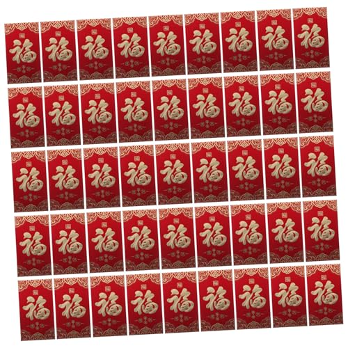 DIKACA 60 Stück Kleine Rote Umschläge Jahr Des Pferdes Chinesische Glücksgeldumschläge aus Robustem für Neujahr Frühlingsfest Familienfeiern und Geschäftsanlässe DIKACA 60 Stück Kleine Rote Umschläge Jahr Des Pferdes Chinesische Glücksgeldumschläge aus Robustem für Neujahr Frühlingsfest Familienfeiern und Geschäftsanlässe von DIKACA