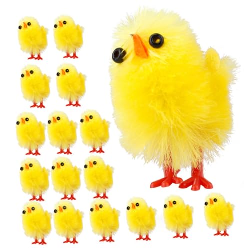 DIKACA 60 Stück Osterküken Mini Plüschtiere Mini Plüschtiere Simuliertes Küken Schmuckküken Kuscheltiere Plüschküken Modell Huhn Kuscheltier Chemiefaser Und Kunststoff Gelb DIKACA 60 Stück Osterküken Mini Plüschtiere Mini Plüschtiere Simuliertes Küken Schmuckküken Kuscheltiere Plüschküken Modell Huhn Kuscheltier Chemiefaser Und Kunststoff Gelb von DIKACA