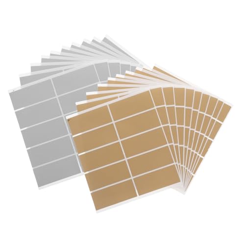 DIKACA 600 Stück DIY Rubbellose Aufkleber Rechteckige Scratch Off Sticker in Gold und Silber für Gender Reveal Belohnungsetiketten Überraschungskarten Selbstklebend und Vielseitig für DIKACA 600 Stück DIY Rubbellose Aufkleber Rechteckige Scratch Off Sticker in Gold und Silber für Gender Reveal Belohnungsetiketten Überraschungskarten Selbstklebend und Vielseitig für von DIKACA