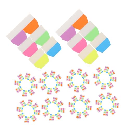 DIKACA 600 Stück Farbige Selbstklebende Index Tabs Transparente Haftstreifen Wiederverwendbar und Beschreibbar Fluoreszierende Seitenmarker für Notizen Planer Büro und DIKACA 600 Stück Farbige Selbstklebende Index Tabs Transparente Haftstreifen Wiederverwendbar und Beschreibbar Fluoreszierende Seitenmarker für Notizen Planer Büro und von DIKACA