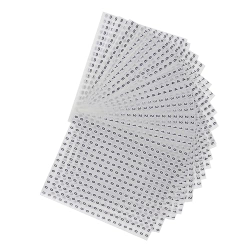 DIKACA 6000 Stück Runde Nummernaufkleber Selbstklebend Klassifikation Etiketten Für Innenbereich Lagerverwaltung Klare Zahlen Papier Langlebig DIKACA 6000 Stück Runde Nummernaufkleber Selbstklebend Klassifikation Etiketten Für Innenbereich Lagerverwaltung Klare Zahlen Papier Langlebig von DIKACA