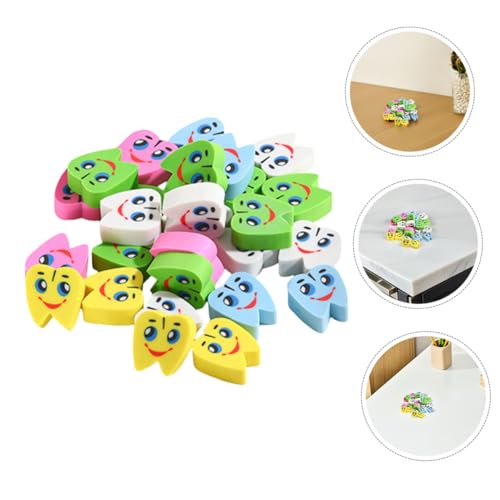 DIKACA 70 Stück Teiliges Bunte in Zahnform aus Robustem Tpr material Sauber Radierend für Schule Zuhause und Büro Spielerisch für Praktische Schreibwaren für Junge Mädchen DIKACA 70 Stück Teiliges Bunte in Zahnform aus Robustem Tpr material Sauber Radierend für Schule Zuhause und Büro Spielerisch für Praktische Schreibwaren für Junge Mädchen von DIKACA