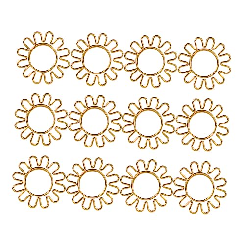 DIKACA 8 Stück Büroklammern Planer-lesezeichen Markierungsclips Beachten Schreibtisch Papierstift Für Papier Golden von DIKACA