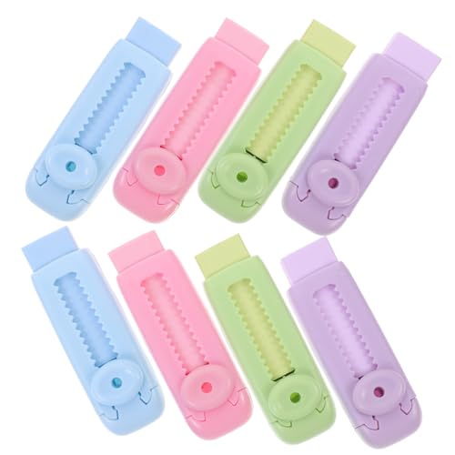 DIKACA 8 Stück Einziehbarer Radiergummi Einziehbarer Schulradierer Handradierer Mechanisch Für Große Multifunktionale Kleine Radiergummis Vielseitig Verwendbare Kleine DIKACA 8 Stück Einziehbarer Radiergummi Einziehbarer Schulradierer Handradierer Mechanisch Für Große Multifunktionale Kleine Radiergummis Vielseitig Verwendbare Kleine von DIKACA