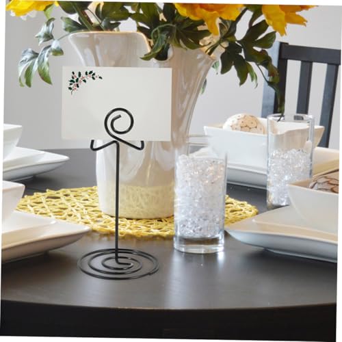 DIKACA 8 Stück Teiliges Schwarzer Metall Stern Tischkartenhalter Stabiler Bildhalter Clip Ständer für Hochzeit Restaurant Party Dekoration DIKACA 8 Stück Teiliges Schwarzer Metall Stern Tischkartenhalter Stabiler Bildhalter Clip Ständer für Hochzeit Restaurant Party Dekoration von DIKACA