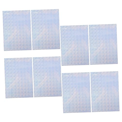 DIKACA 8 Stück glänzendes Druckerpapier farbiges druckerpapier buntpapier fotodruck photopapier Drucken von farbigem Papier farbiges Papier Sprühtintendruckpapier Farbpapiere das Haustier von DIKACA