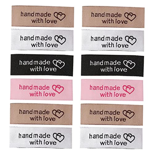 DIKACA 80 Stück Kleidungsetikett handmade label Textiletiketten Kleidungsstücke Etiketten Stich benutzerdefinierte Stoffetiketten Tuch handgemachtes Etikett Bekleidungszubehör Polyester DIKACA 80 Stück Kleidungsetikett handmade label Textiletiketten Kleidungsstücke Etiketten Stich benutzerdefinierte Stoffetiketten Tuch handgemachtes Etikett Bekleidungszubehör Polyester von DIKACA