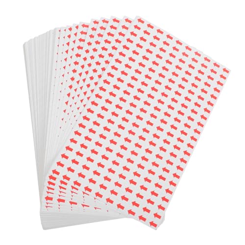 DIKACA 80 Stück Selbstklebende Rote Aufkleber Markierungssticker für Fehlerhafte Produkte Hochsichtbar Praktische Lösung für Kennzeichnung Werkstätten von DIKACA