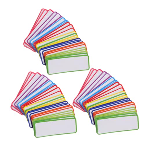 DIKACA 81 Stück Magnetisches Etikett Magnet-namensschild Magnetmarke Für Whiteboard Namensschilder Trocken Abwischbar Magnetische Namensschilds Namensschild Magnetisch Aufkleber von DIKACA