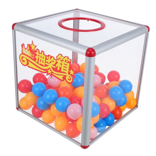 DIKACA Acryl Spendenbox Transparente Quadratische Losbox mit Schlitz Vielseitig für Fundraising Abstimmung Wohltätigkeit und Mitarbeiterbeteiligung Bunter Kugeln DIKACA Acryl Spendenbox Transparente Quadratische Losbox mit Schlitz Vielseitig für Fundraising Abstimmung Wohltätigkeit und Mitarbeiterbeteiligung Bunter Kugeln von DIKACA