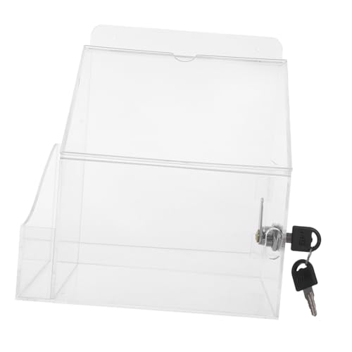 DIKACA Acryl Spendenbox mit Schloss und Einwurfschlitz Transparente Multifunktionale Wahlurne für Büro Fundraising Feedback und Abstimmungen Platzsparend und Langlebig DIKACA Acryl Spendenbox mit Schloss und Einwurfschlitz Transparente Multifunktionale Wahlurne für Büro Fundraising Feedback und Abstimmungen Platzsparend und Langlebig von DIKACA