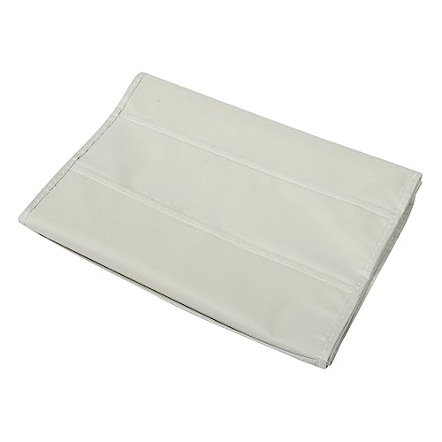 DIKACA Aktentasche Aufbewahrungstaschen faltbar Aktenhalter zur Wandmontage büro aufbewahrung büroorganisation Wandmontierte Aufbewahrungstasche Office-Datei-Organizer Oxford-Stoff Beige von DIKACA