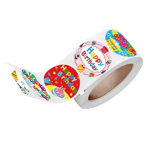 DIKACA Alles Zum Geburtstag Aufkleber Für Kinder Und Erwachsene Selbst Klebende Etiketten Für Geburtstagsfeier Liefert Kartenumschläge Für Einladungen Um Einladungen. DIKACA Alles Zum Geburtstag Aufkleber Für Kinder Und Erwachsene Selbst Klebende Etiketten Für Geburtstagsfeier Liefert Kartenumschläge Für Einladungen Um Einladungen. von DIKACA