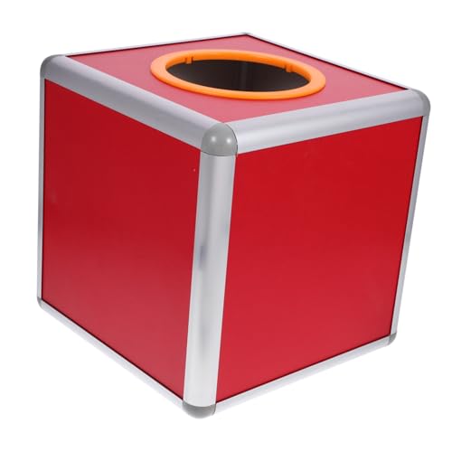 DIKACA Aluminium Lotteriebox Roter Aluminiumrahmen Transparente Ziehungsbox mit Schlitz Vielseitig für Spiele Spenden und Events Langlebig und Platzsparend DIKACA Aluminium Lotteriebox Roter Aluminiumrahmen Transparente Ziehungsbox mit Schlitz Vielseitig für Spiele Spenden und Events Langlebig und Platzsparend von DIKACA