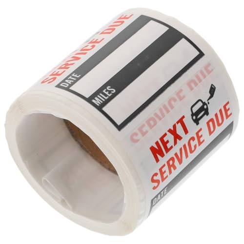 DIKACA Auto Ölwechsel Erinnerung Aufkleber Selbstklebende Wasserfeste Service Due Sticker mit Beschreibbarer Fläche Einfach zu Entfernen für Kfz Wartungsservice und Ölwechselplan DIKACA Auto Ölwechsel Erinnerung Aufkleber Selbstklebende Wasserfeste Service Due Sticker mit Beschreibbarer Fläche Einfach zu Entfernen für Kfz Wartungsservice und Ölwechselplan von DIKACA