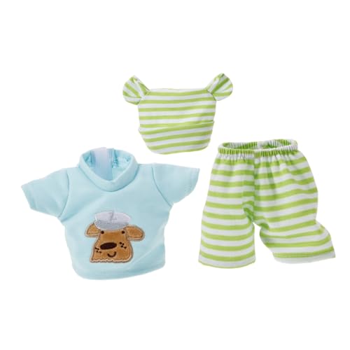 DIKACA Babypuppen Zubehörset Kleidung für Neugeborene Fantasievolles aus Langlebiger für Puppen Kreative Outfit Kombinationen von DIKACA