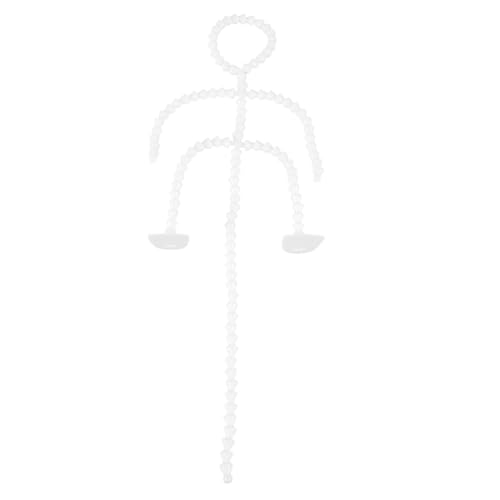 DIKACA Baumwollpuppe Unser Spielzeugpuppenskelett Gelenkpuppe Zubehör Für Die Puppenherstellung Puppe Figur Körper Plüschpuppenrahmen Bewegliche Gelenke Der Puppe Puppenteile Weiß Plastik DIKACA Baumwollpuppe Unser Spielzeugpuppenskelett Gelenkpuppe Zubehör Für Die Puppenherstellung Puppe Figur Körper Plüschpuppenrahmen Bewegliche Gelenke Der Puppe Puppenteile Weiß Plastik von DIKACA