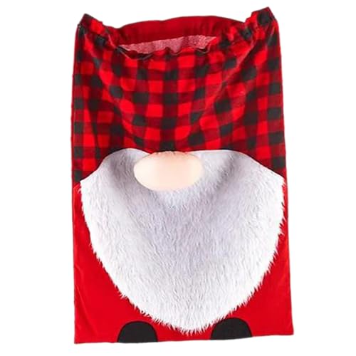 DIKACA Beutel geschenktüten christmas present bags süßigkeiten zuckertüte weihnachtliche geschenktüten Tasche favorisieren weihnachtstüten packen Goodie-Halter mit Kordelzug Stoff von DIKACA