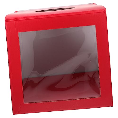 DIKACA Box Lotteriebox Tickets Tombola Ziehung Stimmzettel Groß Von Mtg Hochzeit Lottoschein Aufbewahrungsbehälter Spendenkoffer Spendenvorrat Überraschungsspielkoffer Lotteriebehälter von DIKACA