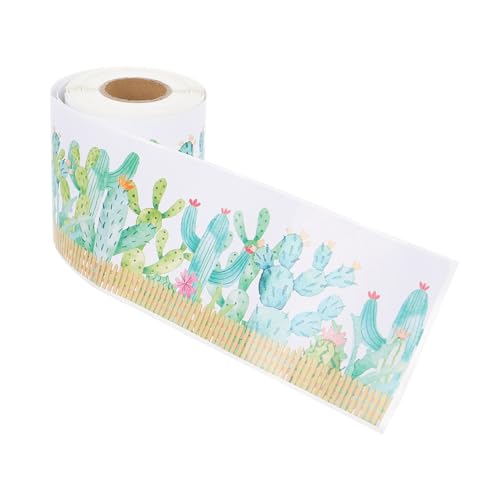 DIKACA Bulletin Border Sticker Kaktus Motiv Selbstklebender Border Trim Decal Wasserfester Randaufkleber für Pinnwand Tafel und Klassenzimmer Kreative Wanddekoration für Schule und Büro DIKACA Bulletin Border Sticker Kaktus Motiv Selbstklebender Border Trim Decal Wasserfester Randaufkleber für Pinnwand Tafel und Klassenzimmer Kreative Wanddekoration für Schule und Büro von DIKACA