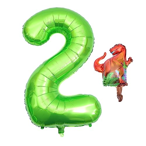 DIKACA Digitaler Aluminiumfolienballon Party-Ballon- LED Dekoration Dinosaurier für graceling heusgen ballonie bastelzeug gasballon hochzeitsdeko dekorativer Luftballon Feier Ballon von DIKACA