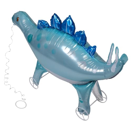 DIKACA Dinosaurier-ballon Mit Rädern, 3d-stehender Folien-dinosaurier-ballon, Selbststehender Gehender Tierballon Für Kindergeburtstagsparty-zubehör DIKACA Dinosaurier-ballon Mit Rädern, 3d-stehender Folien-dinosaurier-ballon, Selbststehender Gehender Tierballon Für Kindergeburtstagsparty-zubehör von DIKACA
