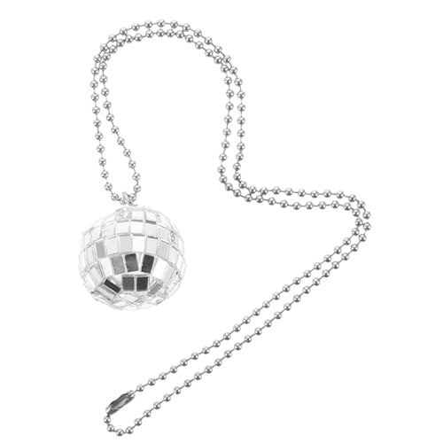 DIKACA Disco Ball Halskette Für Frauen Glänzende Discokugel Halskette Für Partys Halloween Und Dekoration Stil Schmuck Für Festivals Und Events DIKACA Disco Ball Halskette Für Frauen Glänzende Discokugel Halskette Für Partys Halloween Und Dekoration Stil Schmuck Für Festivals Und Events von DIKACA