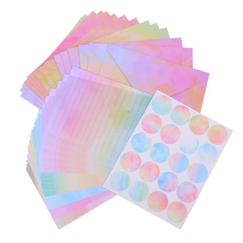 DIKACA Einladungsbriefpapier Set Aquarell mit Umschlägen und Stickern Lebendige Glatte Schreibpapierqualität Sichere Verschlussumschläge Kreative Einladungspapier für Geburtstagsfeiern DIKACA Einladungsbriefpapier Set Aquarell mit Umschlägen und Stickern Lebendige Glatte Schreibpapierqualität Sichere Verschlussumschläge Kreative Einladungspapier für Geburtstagsfeiern von DIKACA
