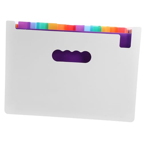 DIKACA Erweiterbare Fächermappe aus Robustem Große Kapazität mit Fächern Tragbare Sammelbox für Büro und Unterwegs Vielseitiger Dokumentenhalter im Regenbogen design Praktischer DIKACA Erweiterbare Fächermappe aus Robustem Große Kapazität mit Fächern Tragbare Sammelbox für Büro und Unterwegs Vielseitiger Dokumentenhalter im Regenbogen design Praktischer von DIKACA