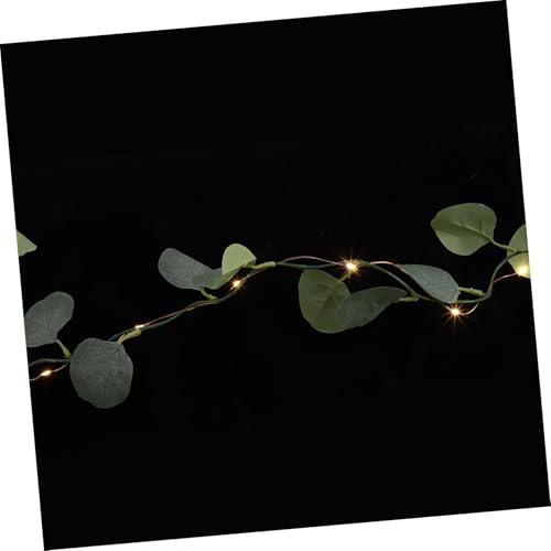 DIKACA Eukalyptus Girlande LED Lichterkette Leds Künstliche Lichterkette für Schlafzimmer Leichte Natürliche Dekoration für Weihnachten Hochzeit Party Innenbereich DIKACA Eukalyptus Girlande LED Lichterkette Leds Künstliche Lichterkette für Schlafzimmer Leichte Natürliche Dekoration für Weihnachten Hochzeit Party Innenbereich von DIKACA