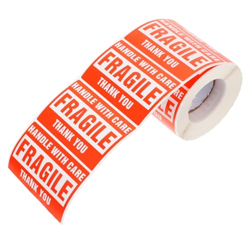 DIKACA Fragile Shipping Sticker Selbstklebend Warnaufkleber Ablösbar Haftstark für Kartons Pakete Verpackungen Praktische Warnetiketten DIKACA Fragile Shipping Sticker Selbstklebend Warnaufkleber Ablösbar Haftstark für Kartons Pakete Verpackungen Praktische Warnetiketten von DIKACA