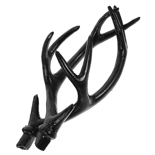 DIKACA Großer Schwarzer DIY Haarschmuck mit Realistischen Hirschgeweihen Dekoratives Antler Haarreif für Halloween Kostüm Cosplay Party und Karneval DIKACA Großer Schwarzer DIY Haarschmuck mit Realistischen Hirschgeweihen Dekoratives Antler Haarreif für Halloween Kostüm Cosplay Party und Karneval von DIKACA