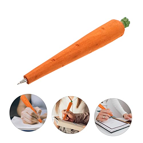 DIKACA Handgefertigter Holz Kugelschreiber Karottenform Nachfüllbar Robustes Naturholz Lustiger Schulstift für Schüler Kreative Schreibware Partydekoration Langlebig und Praktisch DIKACA Handgefertigter Holz Kugelschreiber Karottenform Nachfüllbar Robustes Naturholz Lustiger Schulstift für Schüler Kreative Schreibware Partydekoration Langlebig und Praktisch von DIKACA