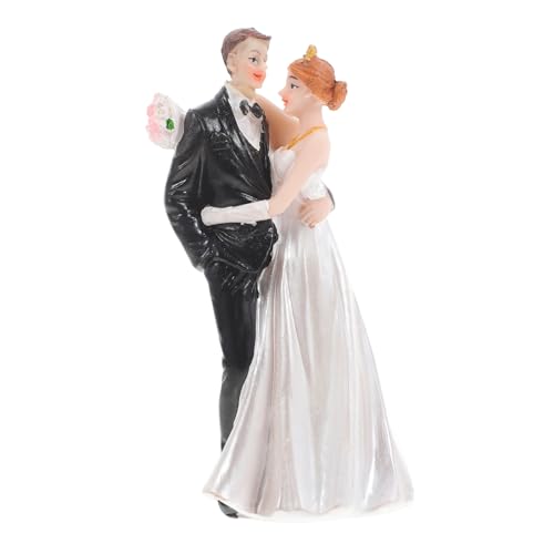 DIKACA Hochzeitstorte Deko Figur Hochzeitspaar Verspielte und Kuchenfigur für Hochzeitsfeier Multifunktionale Tischdeko Unvergessliche Erinnerungen und Romantisches DIKACA Hochzeitstorte Deko Figur Hochzeitspaar Verspielte und Kuchenfigur für Hochzeitsfeier Multifunktionale Tischdeko Unvergessliche Erinnerungen und Romantisches von DIKACA