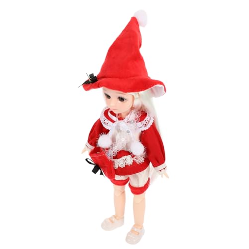 DIKACA Joint Puppensimulation Zubehör Für Kleidung Mini-bjd-Puppe Süße Puppe Geburtstagsgeschenk Mädchen Puppe Mädchen Kunststoff Rot DIKACA Joint Puppensimulation Zubehör Für Kleidung Mini-bjd-Puppe Süße Puppe Geburtstagsgeschenk Mädchen Puppe Mädchen Kunststoff Rot von DIKACA
