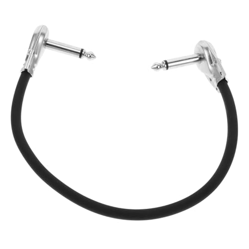 DIKACA Kabel Für Elektrische Gitarre Gitarrenkabel Instrumentenkabel Gitarrenakkorde Flache Patchkabel Für Gitarre Kabel Für Gitarreninstrumente Patchkabel Gitarre Messing Schwarz von DIKACA