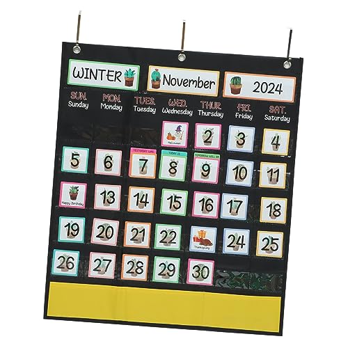 DIKACA Kalender Wandhängend mit Großem Fassungsvermögen Lernkalender für Vorschule Robust mit Stabilen Haken Kreatives Design für Jungen und Mädchen für Klassenzimmer und Zuhause DIKACA Kalender Wandhängend mit Großem Fassungsvermögen Lernkalender für Vorschule Robust mit Stabilen Haken Kreatives Design für Jungen und Mädchen für Klassenzimmer und Zuhause von DIKACA