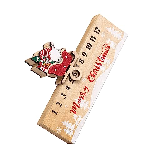 DIKACA Kalenderverzierung Aus Holz Countdown -kalender Adventskalender Folierung Dekorationen Hängend Ornament Weihnachtskalender Weihnachten DIKACA Kalenderverzierung Aus Holz Countdown -kalender Adventskalender Folierung Dekorationen Hängend Ornament Weihnachtskalender Weihnachten von DIKACA