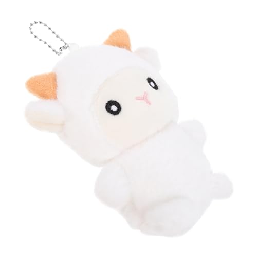 DIKACA Kleines Kuscheltier Glücksbringer Niedlicher Lamm Schlüsselanhänger Weiches Üschtier Für Taschen DIY Bastelzubehör Ästhetisches Lamm Kuscheltier DIKACA Kleines Kuscheltier Glücksbringer Niedlicher Lamm Schlüsselanhänger Weiches Üschtier Für Taschen DIY Bastelzubehör Ästhetisches Lamm Kuscheltier von DIKACA