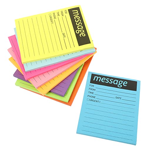 DIKACA Kompakte Memo Pads Teiliges Bunten Multifunktions Memo Aufkleber für Büro und Schule Selbstklebend für Notizen To Do Listen und Planung von DIKACA