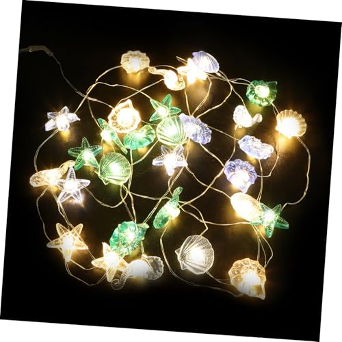 DIKACA LED Meeres Motiv Lichterkette mit Seestern und Muschel USB Anschluss Warmweißes Party Festivallicht für Innen Deko Stimmungsvolle Meeres Atmosphäre für Zuhause und Garten DIKACA LED Meeres Motiv Lichterkette mit Seestern und Muschel USB Anschluss Warmweißes Party Festivallicht für Innen Deko Stimmungsvolle Meeres Atmosphäre für Zuhause und Garten von DIKACA
